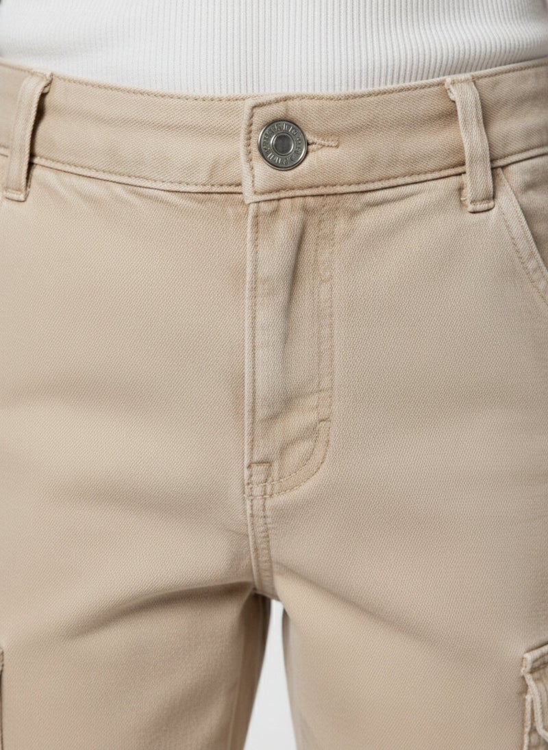 Cloud Fashion Beige Soft Cargo - Image 3